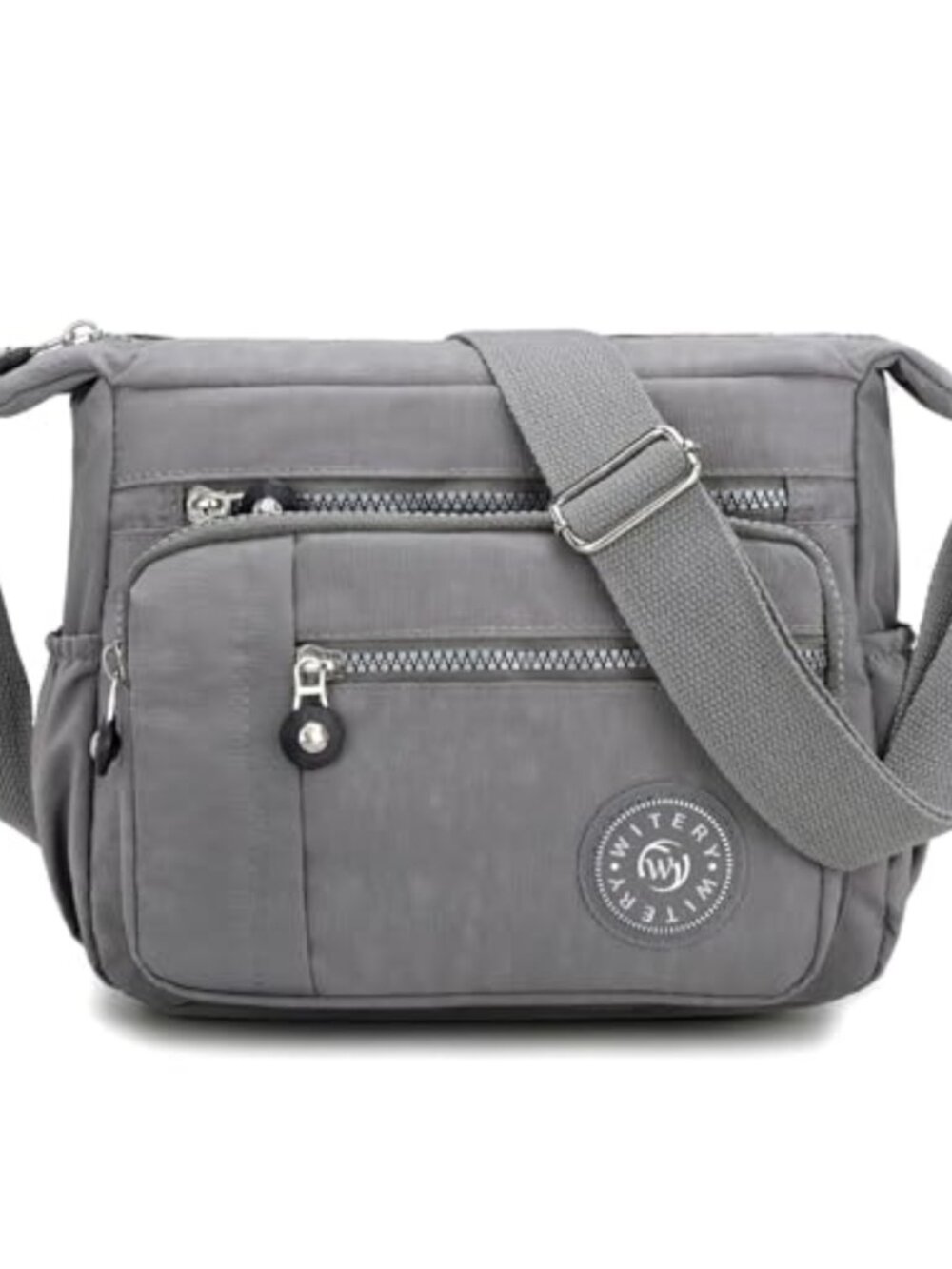 Nylon Crossbody Bag Waterproof Zipper Multi-pocket Travel Shoulder Purse